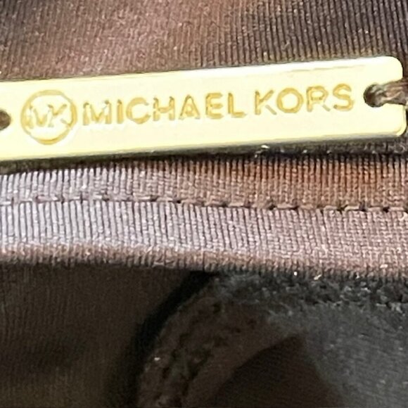 Michael Kors Side Cut Out One Shoulder Black Grommet Swimsuit Grunge Luxe 10 - Picture 5 of 7